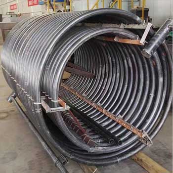 轻螺旋式TA2钛盘管-厚壁钛盘管-电解用钛列式管